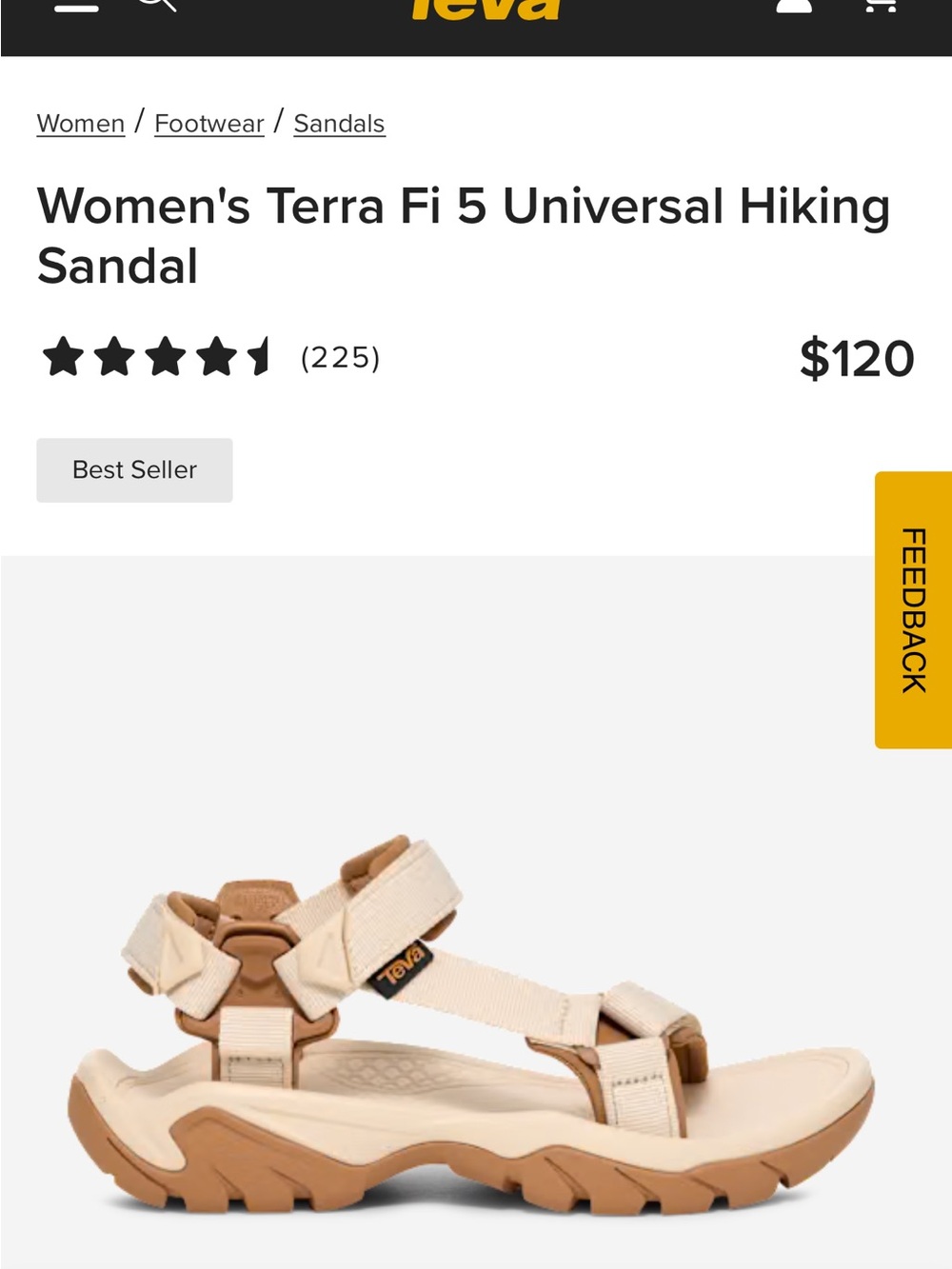 Women's Terra Fi 5 Universal Hiking Sandal NWT